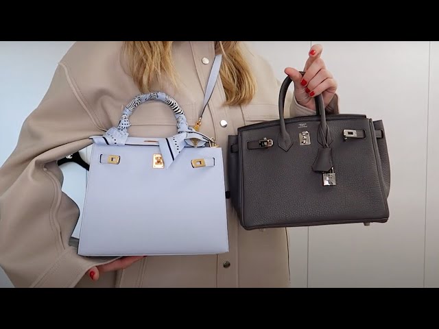 HERMES BIRKIN 25 VS KELLY 25 TOGO LEATHER 🍊