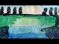 🏞️ Relaxing Night On The BEACH/Acrylic painting for beginners Step by step/Painting/