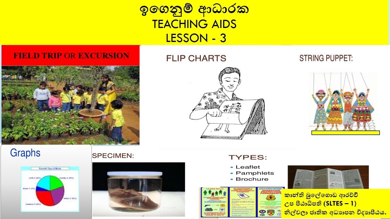 Teaching aids lesson 03 ඉගෙනුම් ආධාරක පාඩම 03 YouTube