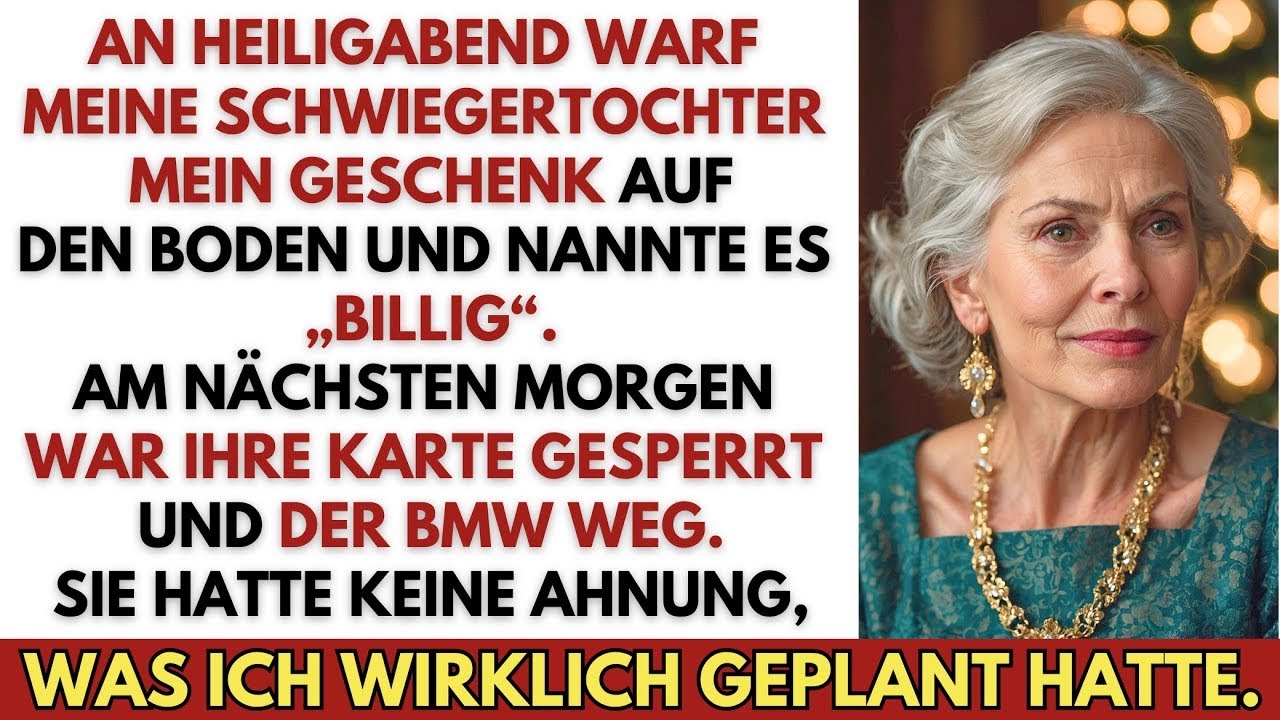 Meine Schwiegertochter warf mein Geschenk weg und sagte  „Billig “ Danach bereute sie es sofort