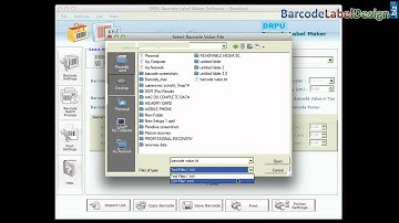 Understand how to generate barcode label on Mac machine