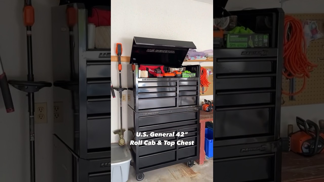 The U.S. General 42” Roll Cab & Top Chest are available in 8 different colors from 