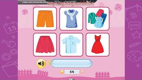 Theme 4 Clothes – Lesson 1   i-learn Smart Start 4 (https://gialaigiasu.online - Tiếng Anh lớp 4)