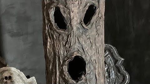 DIY Spooky Halloween Tree-cheap and simple to make!