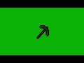 Minecraft | Green screen | Netherite Pickaxe | Two position | Free + Download link
