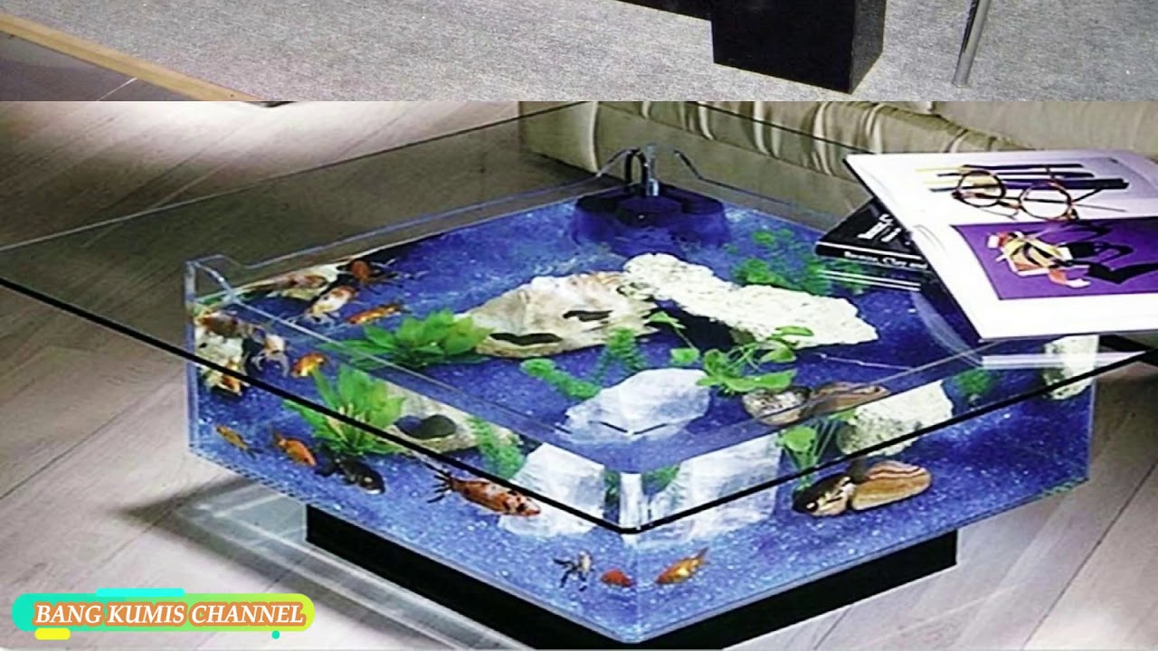  MODEL  DAN DESAIN MEJA AQUARIUM  KEREN UNIK DAN MINIMALIS  