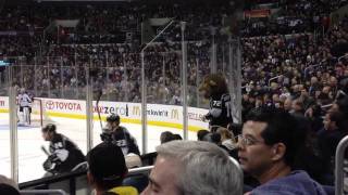 L.A Kings Mascot (Bailey the lion)