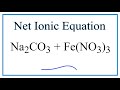 Net Ionic Equations and Spectator Ions