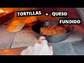 QUESO FUNDIDO WITH CHORIZO 🧀wood fired oven homemade tortillas Forno Ventzia