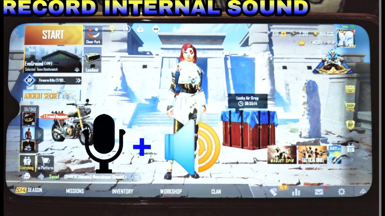 How to Record PUBG Mobile Internal Audio On Android | Record Internal ...