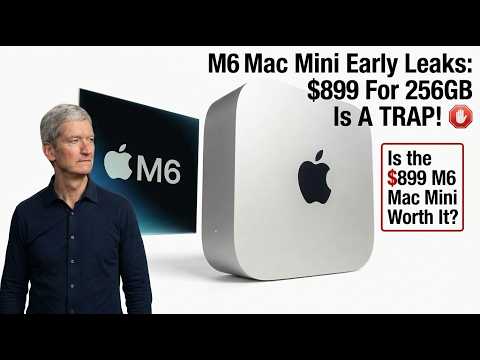 M6 Mac Mini Early Leaks: $899 For 256GB Is A Massive Mistake!