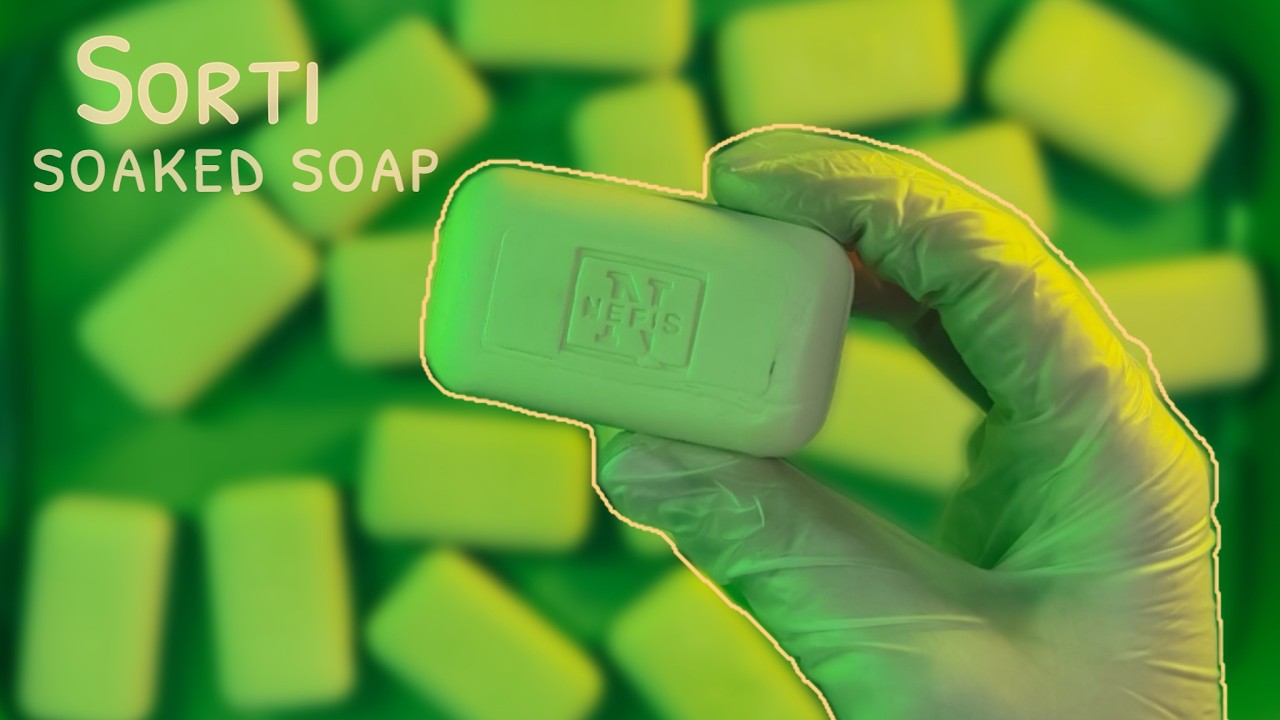 ASMR SOAP 💚 SORTI 💚 Soaked Soap || АСМР Размокшее мыло #asmr