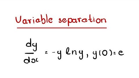 Initial-Value Problems | Engineering Mathematics #calculus #differentiation #variableseparable