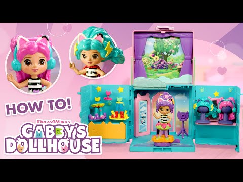 How to style cat-tastic looks with ‘Gabby Girl’ Dress Up Closet | Gabby’s Dollhouse | Toys for Kids