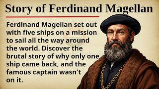 Journey of Ferdinand Magellan || 🌍🚢 Learn English Through Story Level 3 || Graded Reader 🎧