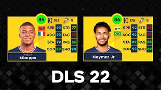 DLS 22 | PSG Player Ratings!