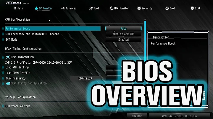 Guide complet du BIOS ASRock B450 Steel Legend