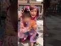 しなこちゃんに抱きしめられて幸せそうなりき太郎