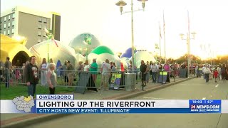 ‘Illuminate’ lights up Owensboro Riverfront this weekend