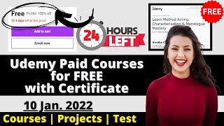 Udemy FREE Courses With Free Certificates | Latest Udemy Coupon Code | Learn Top Skill Students