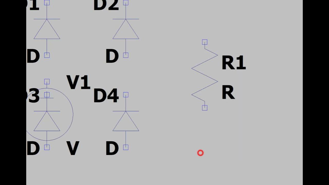 Full wave rectifier in ltspice FFT analysis in LTspice .Four
