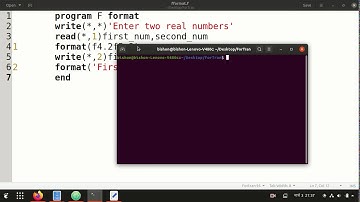 [ForTran 9] F Format