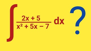 #5.2|| Indefinite Integrals|| Substitution||  ∫ 2x+5/(x²+5x-7) dx