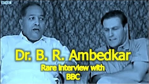 Dr. Babasaheb Ambedkar| BBC interview| Rare video with English subtitles |Restored HD quality