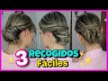 3 PEINADOS Y RECOGIDOS FÁCILES Y BONITOS PARA FIESTAS | NatyGloss