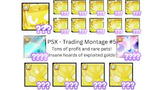 RARE TITANICS AND HUGES! Trading Montage #5 - Pet Simulator X