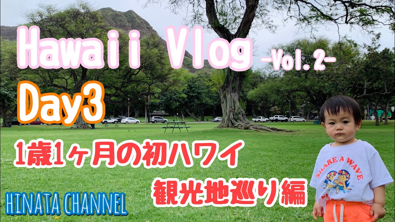 【1歳1ヶ月ハワイ旅行】レンタカーの旅（Day3）※2020年1月の冬のハワイ旅行※ コロナ自粛中なので気分だけでもハワイに🌺