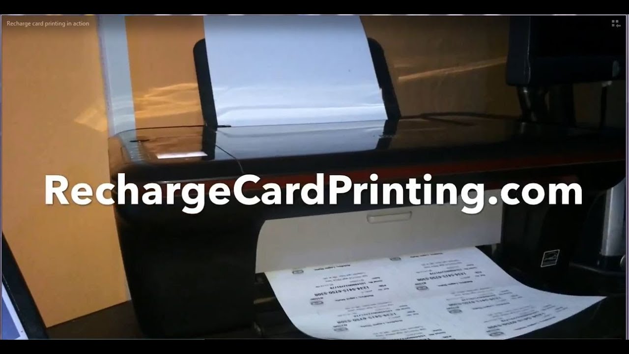 how-to-start-recharge-card-printing-youtube