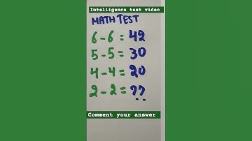 intelligence test video #video #maths #iqtest #mathematics #braintest