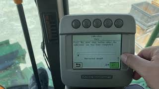 Yield Calibration on a 70 Series Combine