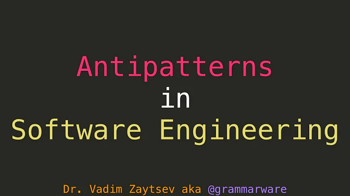 Antipatterns in Software Engineering