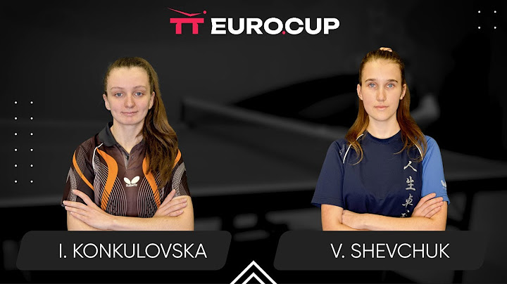 11:40 Iryna Konkulovska - Viktoriia Shevchuk 18.06.2025 TT Euro.Cup Women Ukraine Master TABLE 3