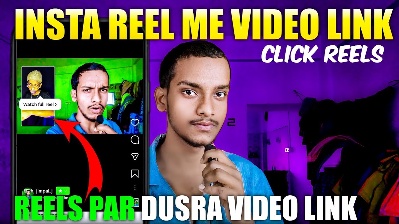 Instagram reels par dusra reels link full watch kaise kare | reels par dusra video link kase lagaya