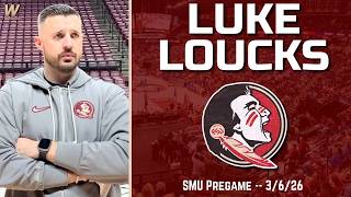 Luke Loucks previews Senior Day, last ACC Game of season against SMU | Florida State Basketball