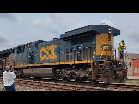 (Pt. 2) CSX 3390 on a spin job at Deshler