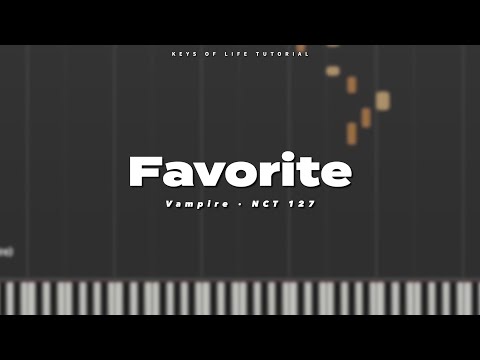 𝐩𝐢𝐚𝐧𝐨 𝐭𝐮𝐭𝐨𝐫𝐢𝐚𝐥 NCT 127 - Favorite (Vampire)
