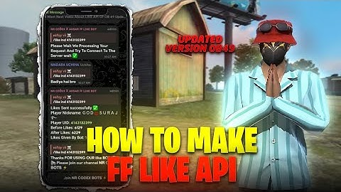 HOW TO MAKE FF LIKE API  || EASY WAY TO MAKE LIKE API 🔥 || FF LIKE API TUTORIAL