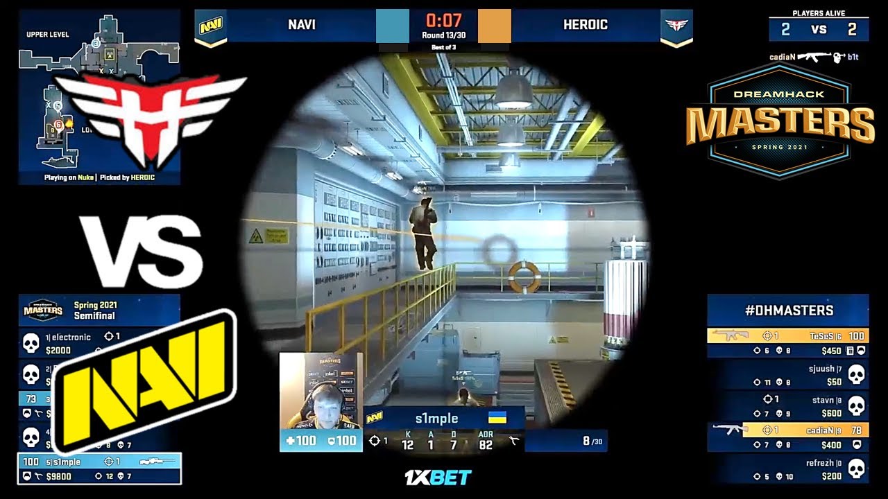 Heroic vs NaVi - DreamHack Masters Spring 2021 - Semi-final - Highlights - CSGO