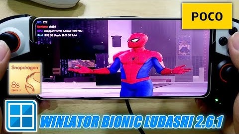 MARVELS SPIDER-MAN - WINLATOR LUDASHI 2.6.1 POCO F6 PART 2