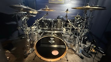 ANDWELE SIMONS - GIBRALTAR DRUM RACK SETUP!! 