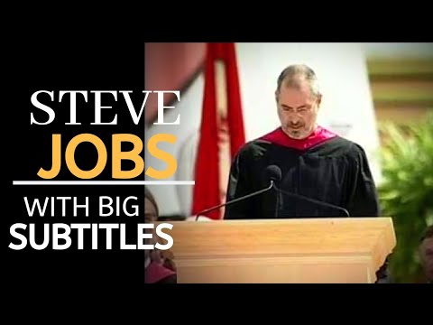 ENGLISH SPEECH | STEVE JOBS: Stanford Commencement (English Subtitles)