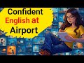 Real Airport English Conversation (Shadowing Practice) | Speak Confident English at the Airport
