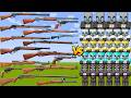What TaCZ Gunpowder Revolution Gun Can Defeat The Most Every Pillager Mobs in Minecraft?