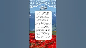 SURAH AT-TIN (سورة التين) 🤍 Egzon Ibrahimi ✨#egzonibrahimi #surahattin