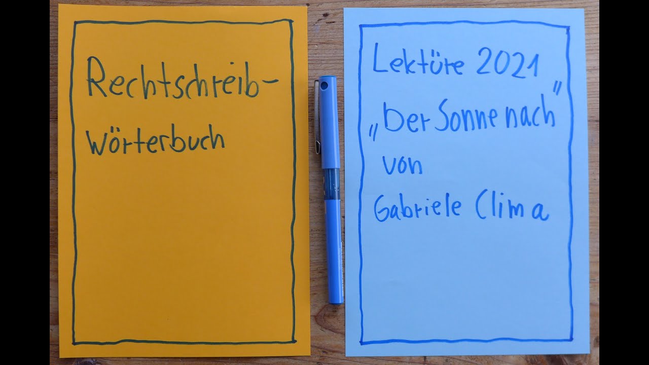  Schriftliche Hauptschulprüfung Deutsch BW 2021-Überblick - YouTube Illustration 