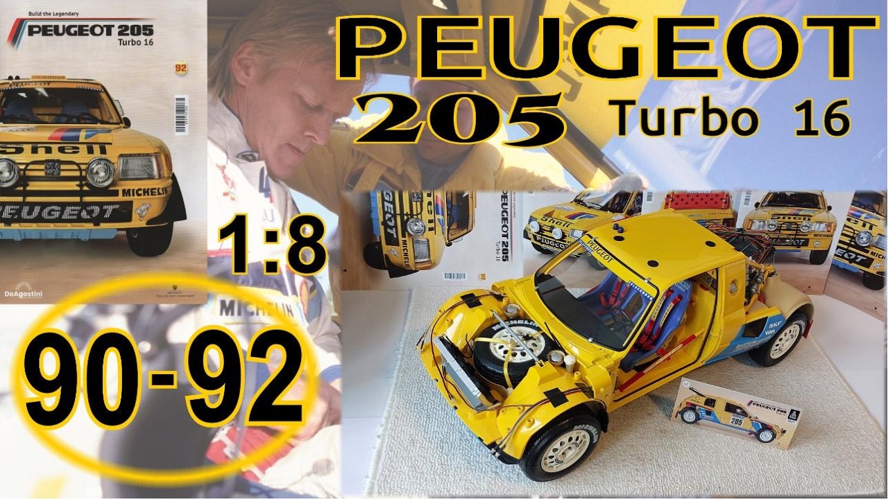 Peugeot 205 Turbo 16 1:8 DeAgostini - part 90+91+92 – zadní boční
